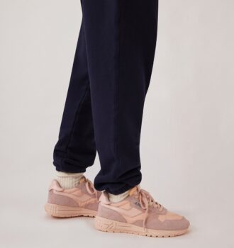 ZAPATILLAS BAJAS REELWIND DE NYLON Y ANTE ROSA CRIOLLO