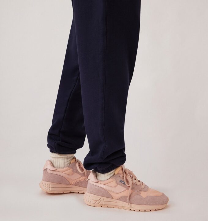 ZAPATILLAS BAJAS REELWIND DE NYLON Y ANTE ROSA CRIOLLO