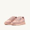 ZAPATILLAS BAJAS REELWIND DE NYLON Y ANTE ROSA CRIOLLO