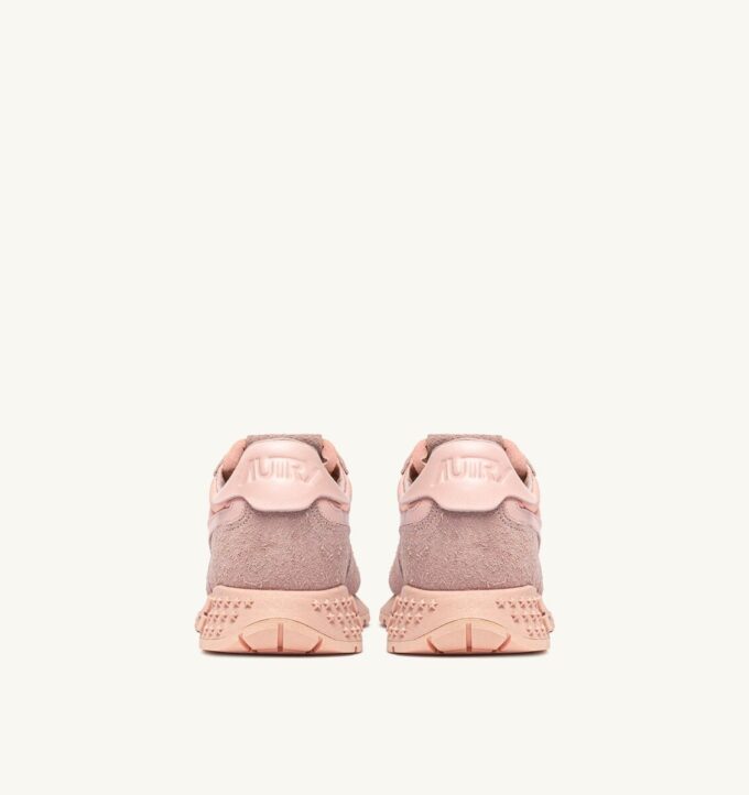 ZAPATILLAS BAJAS REELWIND DE NYLON Y ANTE ROSA CRIOLLO