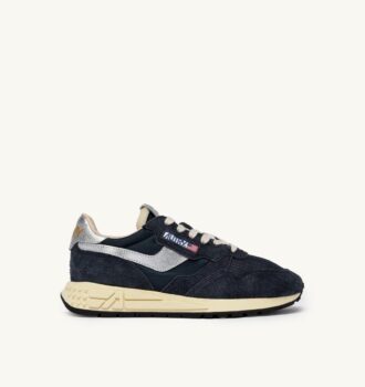 ZAPATILLAS BAJAS REELWIND EN ANTE Y CUERO DE NYLON EN TONOS ESPACIALES Y PLATEADOS