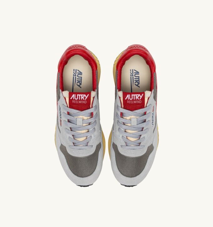 ZAPATILLAS BAJAS REELWIND EN ANTE Y MALLA GRIS Y LUNA ZAPATILLAS BAJAS REELWIND EN ANTE Y MALLA GRIS Y LUNA