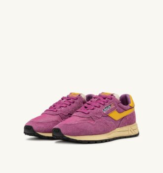ZAPATILLAS BAJAS REELWIND EN ANTE Y NYLON COLOR ROSÉ SORBETE Y CALÉNDULA