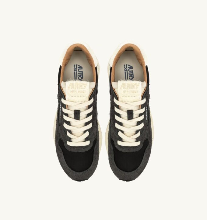 ZAPATILLAS BAJAS REELWIND EN ANTE Y NYLON COLOR TURBA Y NUEZ