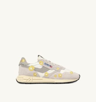 ZAPATILLAS BAJAS REELWIND EN BLANCO Y BORDADO DE RANÚCULA