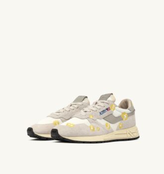 ZAPATILLAS BAJAS REELWIND EN BLANCO Y BORDADO DE RANÚCULA