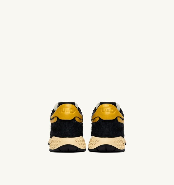 ZAPATILLAS BAJAS REELWIND EN NYLON, ANTE Y CUERO, COLOR AMARILLO Y NEGRO ZAPATILLAS BAJAS REELWIND EN NYLON, ANTE Y CUERO, COLOR AMARILLO Y NEGRO