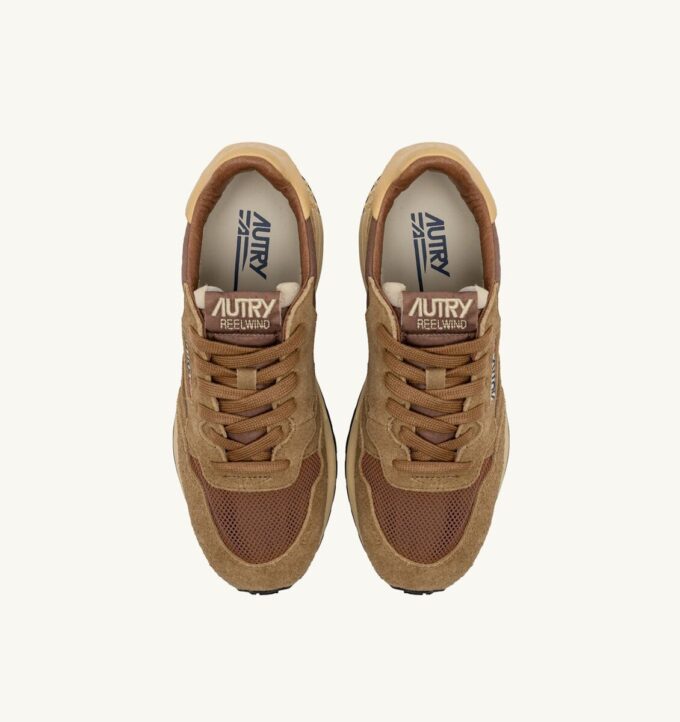 ZAPATILLAS BAJAS REELWIND EN NYLON, ANTE Y CUERO COLOR HIDE Y ARDILLA ZAPATILLAS BAJAS REELWIND EN NYLON, ANTE Y CUERO COLOR HIDE Y ARDILLA