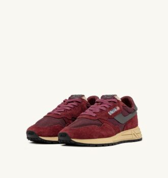 ZAPATILLAS BAJAS REELWIND EN NYLON, ANTE Y CUERO COLOR REDONDO Y CORDOVAN
