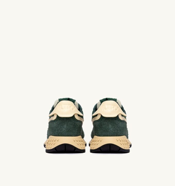 ZAPATILLAS BAJAS REELWIND EN NYLON, ANTE Y CUERO, COLOR VERDE BOTELLA Y COLINABO ZAPATILLAS BAJAS REELWIND EN NYLON, ANTE Y CUERO, COLOR VERDE BOTELLA Y COLINABO