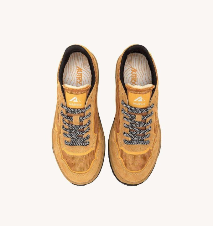ZAPATILLAS BAJAS WILDPACE DE MALLA DE ESPINO AMARILLO Y ANTE ZAPATILLAS BAJAS WILDPACE DE MALLA DE ESPINO AMARILLO Y ANTE