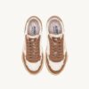 ZAPATILLAS BAJAS WILDPACE DE MALLA Y GAMUZA COLOR MALVAVISCO Y CIGARRO