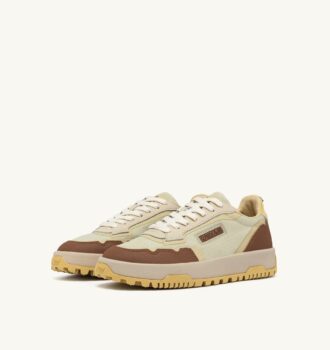 ZAPATILLAS BAJAS WILDPACE DE NYLON RIPSTOP Y CUERO COLOR NIEBLA Y ZORRO