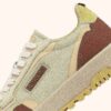 ZAPATILLAS BAJAS WILDPACE DE NYLON RIPSTOP Y CUERO COLOR NIEBLA Y ZORRO