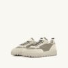 ZAPATILLAS BAJAS WILDPACE EN CORDURA Y ANTE COLOR OLMO Y BLANCO