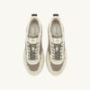 ZAPATILLAS BAJAS WILDPACE EN CORDURA Y ANTE COLOR OLMO Y BLANCO