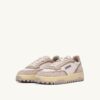 ZAPATILLAS BAJAS WILDPACE EN MALLA Y ANTE BLANCO SUSURRO Y ARENA