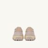 ZAPATILLAS BAJAS WILDPACE EN MALLA Y ANTE BLANCO SUSURRO Y ARENA