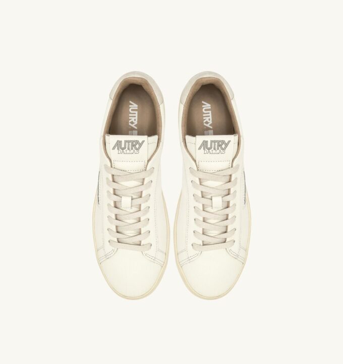 ZAPATILLAS DALLAS BAJAS DE PIEL BLANCA
