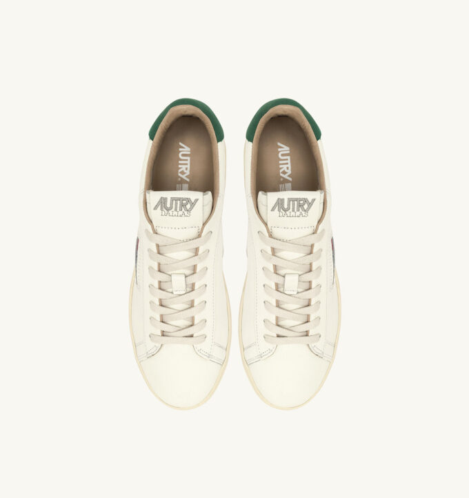 ZAPATILLAS DALLAS BAJAS EN PIEL BLANCA Y AMAZON ZAPATILLAS DALLAS BAJAS EN PIEL BLANCA Y AMAZON
