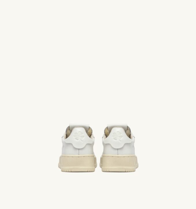 ZAPATILLAS DALLAS KIDS BAJAS DE PIEL BLANCA