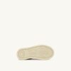 ZAPATILLAS DALLAS KIDS BAJAS DE PIEL BLANCA Y ROSA POLVO