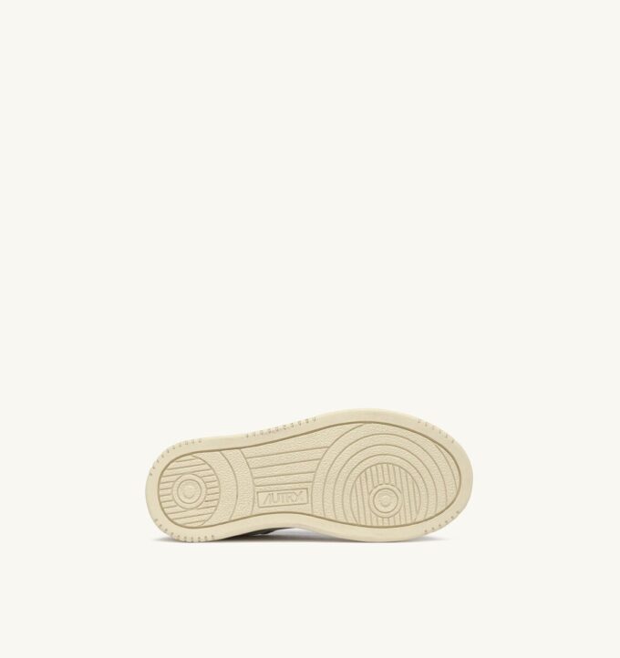 ZAPATILLAS DALLAS KIDS BAJAS DE PIEL BLANCA Y ROSA POLVO