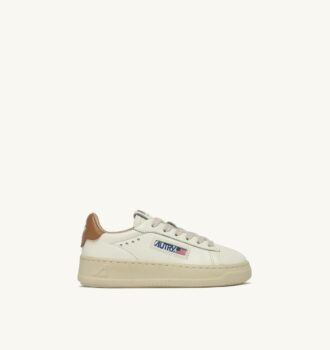 ZAPATILLAS DALLAS KIDS NIÑOS BAJAS EN CUERO COLOR MALVAVISCO Y AZÚCAR MORENA