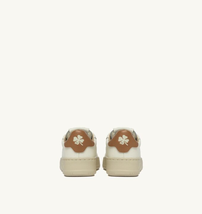 ZAPATILLAS DALLAS KIDS NIÑOS BAJAS EN CUERO COLOR MALVAVISCO Y AZÚCAR MORENA