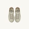 ZAPATILLAS DALLAS KIDS NIÑOS BAJAS EN CUERO COLOR MALVAVISCO Y AZÚCAR MORENA
