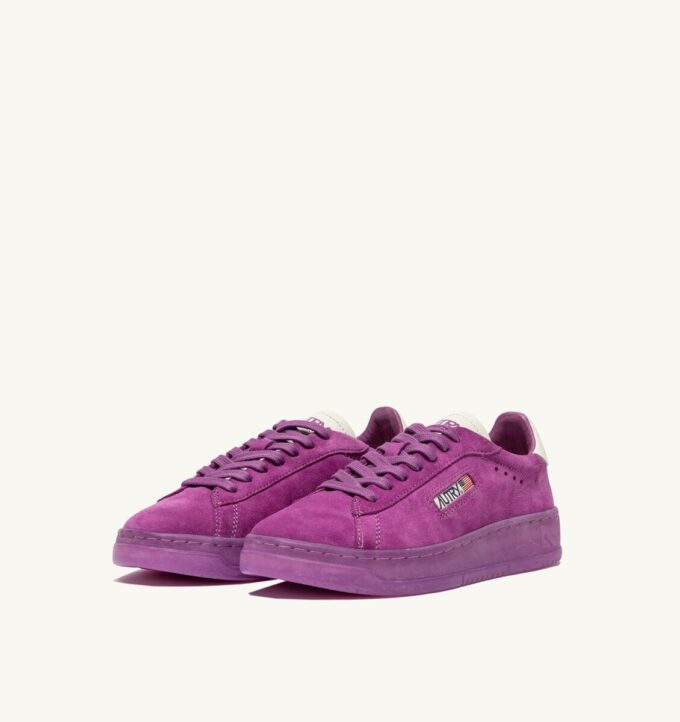 ZAPATILLAS DALLAS LOW EN ANTE COLOR MALVAVISCO Y VIOLETA JACINTO
