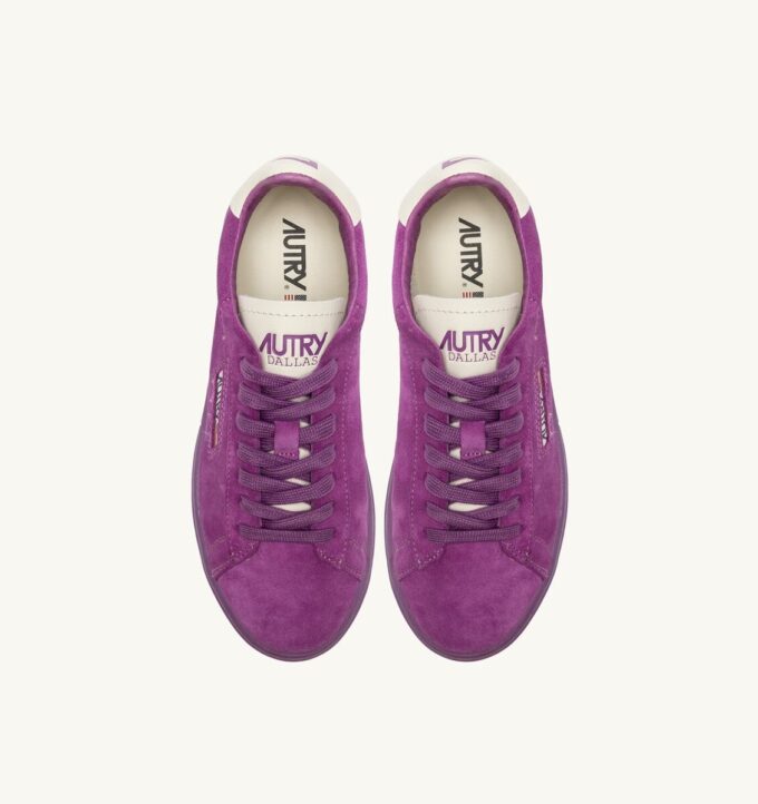 ZAPATILLAS DALLAS LOW EN ANTE COLOR MALVAVISCO Y VIOLETA JACINTO