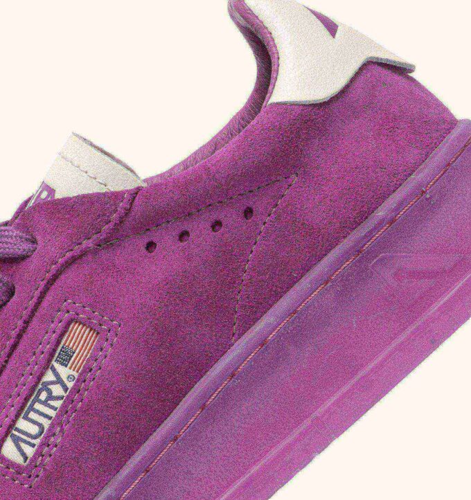 ZAPATILLAS DALLAS LOW EN ANTE COLOR MALVAVISCO Y VIOLETA JACINTO