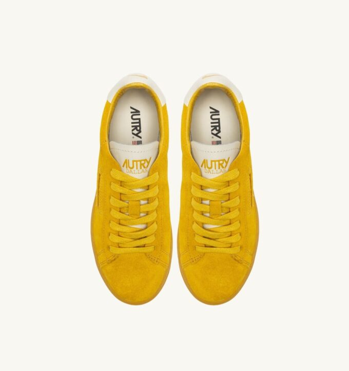 ZAPATILLAS DALLAS LOW EN ANTE MALVAVISCO Y AMARILLO