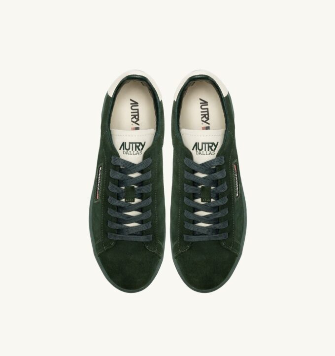 ZAPATILLAS DALLAS LOW EN ANTE VERDE BOTELLA Y MALVAVISCO ZAPATILLAS DALLAS LOW EN ANTE VERDE BOTELLA Y MALVAVISCO