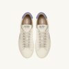 ZAPATILLAS DALLAS LOW EN PIEL AZUL Y MALVAVISCO ZAPATILLAS DALLAS LOW EN PIEL AZUL Y MALVAVISCO