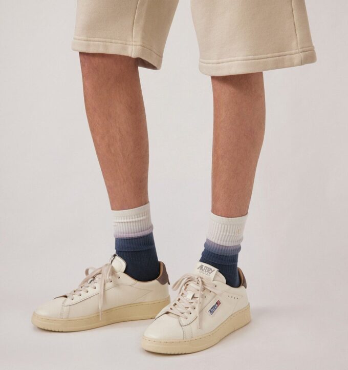 ZAPATILLAS DALLAS LOW EN PIEL MARSHMALLOW Y MOREL