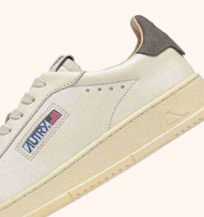 ZAPATILLAS DALLAS LOW EN PIEL MARSHMALLOW Y MOREL