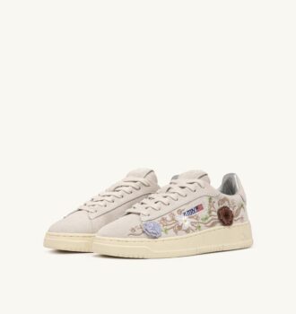 ZAPATILLAS DALLAS LOW ‘FLORAL’ EN ANTE BLANCO
