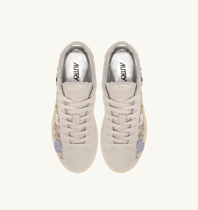 ZAPATILLAS DALLAS LOW ‘FLORAL’ EN ANTE BLANCO ZAPATILLAS DALLAS LOW ‘FLORAL’ EN ANTE BLANCO