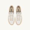 ZAPATILLAS DE PLATAFORMA MEDALIST EN ANTE Y PIEL BLANCOS Y PLATINO ZAPATILLAS DE PLATAFORMA MEDALIST EN ANTE Y PIEL BLANCOS Y PLATINO
