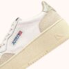 ZAPATILLAS DE PLATAFORMA MEDALIST EN ANTE Y PIEL BLANCOS Y PLATINO ZAPATILLAS DE PLATAFORMA MEDALIST EN ANTE Y PIEL BLANCOS Y PLATINO