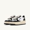 ZAPATILLAS DE PLATAFORMA MEDALIST EN PIEL BLANCA Y NEGRA