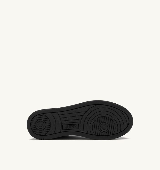 ZAPATILLAS DE PLATAFORMA MEDALIST EN PIEL BLANCA Y NEGRA