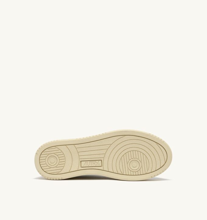 ZAPATILLAS DE PLATAFORMA MEDALIST EN PIEL BLANCA Y NEGRA