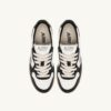 ZAPATILLAS DE PLATAFORMA MEDALIST EN PIEL BLANCA Y NEGRA