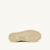 ZAPATILLAS DE PLATAFORMA MEDALIST EN PIEL BLANCA Y PLATINO