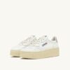 ZAPATILLAS DE PLATAFORMA MEDALIST EN PIEL BLANCA Y ROSA POLVO ZAPATILLAS DE PLATAFORMA MEDALIST EN PIEL BLANCA Y ROSA POLVO