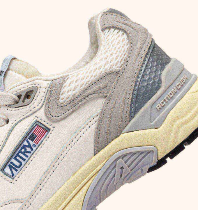 ZAPATILLAS HYPERWAY DE ANTE Y MALLA BLANCOS Y GRISES ZAPATILLAS HYPERWAY DE ANTE Y MALLA BLANCOS Y GRISES
