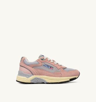 ZAPATILLAS HYPERWAY EN ANTE Y MALLA EN COLOR ROSA POLVO Y PLATEADO